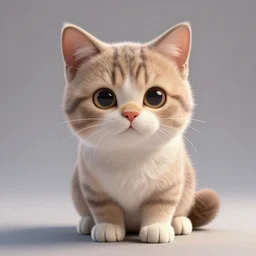 photorealistic kitten. hyperdetailed photorealism, 1 0 8 megapixels, amazing depth, high resolution, 3 d shading, 3 d finalrender, 3 d cinematic lighting