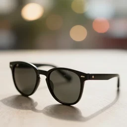 sunglasses, bokeh