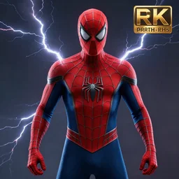 spiderman, cinematic lightning, studio photography, hyperrealistic, 8 k