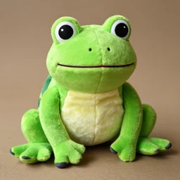 a stuffed frog