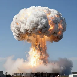 photograph of nuclear blast, photorealism