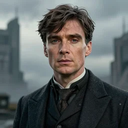 a portrait of cillian murphy as tommy shelby, atlantis background, highly detailed, realistic face, digital art, epic, fantasy, in the style of Ian Spriggs, sharp, artstation