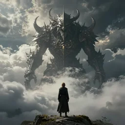 aegheard, curator of clouds as a dark souls boss by sarah ann loreth