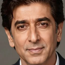 close-up image of Amitabh Bachchan's face