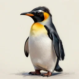 sketch of a cut pingouin, sharp focus, trending on artstation, cinematic lighting, hyper realism, 8 k, hyper detailed, vivid, ultra detailed, highly detailed