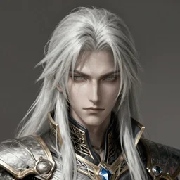 digital portrait of sephiroth, intricate, elegant, highly detailed, digital painting, artstation, concept art, smooth, sharp focus, illustration, art by artgerm and greg rutkowski, 8 k