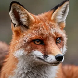 closeup portrait of a female anthropomorphic fox, fursona, furry art, furaffinity, concept art, raytraced, hyperrealistic, highly detailed, intricate, don bluth, alex ross, marc davis
