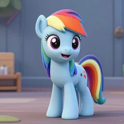jordan peterson as a my little pony character, adorable and friendly, 3d render, unreal engine