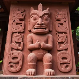 sacred temple, maori art