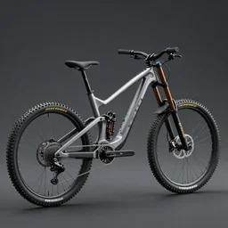 hyper detailed 3 d render, downhill mountain bike, sleek design, next generation suspension 8 k