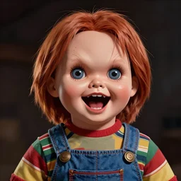 twin peaks movie poster art, portrait of chucky doll screaming, from scene from twin peaks, clean, simple illustration, nostalgic, domestic, highly detailed, digital painting, artstation, concept art, smooth, sharp focus, illustration, artgerm, donato giancola, joseph christian leyendecker, wlop