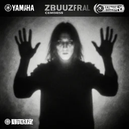 overexposed yamaha \ photograph a creepy, ghostly black and white photo of a man with his hands in the air by reuben nakian, zbrush central contest winner, gutai group, ambient occlusion, demonic photograph, velvia