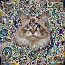 symmetry!! portrait of cool and good - looking ragdoll cat, long cat hairs, big cat eyes, colorful lighting, hyperrealistic, trending on pixiv fanbox, style of marvel cinematic universe,