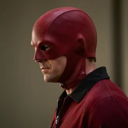 bob odenkirk as daredevil in daredevil mask, side profile, saul goodman