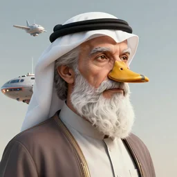 retrofuturistic portrait of a beautiful old ducktail bearded middle eastern american flying spaceship pilot man minimal bionic, space graphics in background, close up, quint buchholz, wlop, dan mumford, artgerm, liam brazier, peter mohrbacher, raw, featured on artstation, octane render, cinematic, elegant, intricate, 8 k
