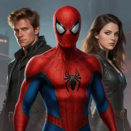 spiderman, D&D, fantasy, portrait, highly detailed, digital painting, trending on artstation, concept art, sharp focus, illustration, art by artgerm and greg rutkowski and magali villeneuve