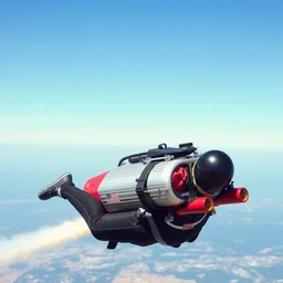 flying with a hands free jetpack