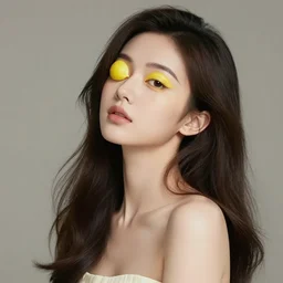 the portrait of an absurdly beautiful, graceful, elegant, sophisticated, sensual young teen anime girl made up of lemons looking up, an ultrafine hyperdetailed illustration by kim jung gi, irakli nadar, intricate linework, bright colors, octopath traveler, final fantasy, unreal engine 5 highly rendered, global illumination, radiant light, detailed and intricate environment