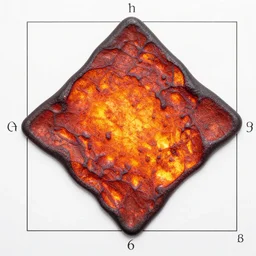 infrared melted irregular polygon cohesion - w 6 4 0