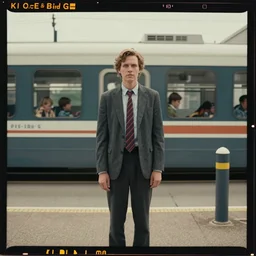 First image from Wes Anderson's new film Transit, starring Emile Hirsch. Cinematography by Robert Yeoman, shot on Kodak Vision 200T. 8k print.