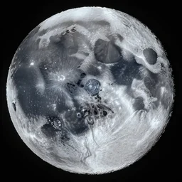moon is being consumed by feral steel organism, coherent, detailed, intricate, beautiful, 8 k resolution