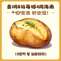 award winning illustration of a handmade roasted potato, digital art, intrinsic