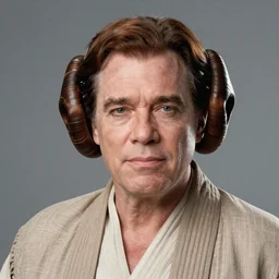 hyper realistic, zoomed out portrait of john candy in star wars as leia, stoned, by greg rutkowski, scott m fischer, artgerm, loish, slight glow, atmospheric, anne stokes, alexandros pyromallis