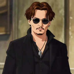 johnny depp as anime character