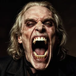 terence hill becoming the anti christ, an elder being with a gaping endless mouth full of teeth - 9