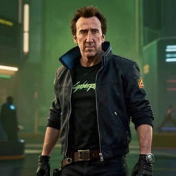 Nicolas Cage in Cyperpunk 2077