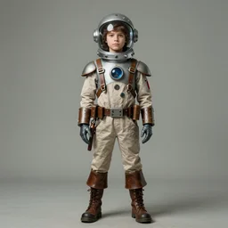 ( ( ( ( ( 2 0 5 0 s retro future boy 1 0 old boy super scientest in space pirate mechanics costume full portrait. muted colors. ) ) ) ) ) by jean - baptiste monge!!!!!!!!!!!!!!!!!!!!!!!!!!!!!!