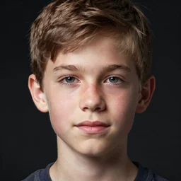 a boy in the future portrait