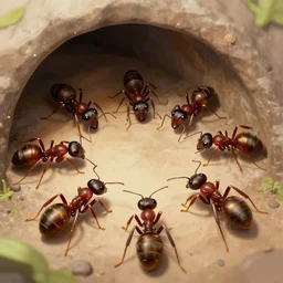 ants having a party underground