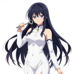 shodan as an anime woman, key art, high quality