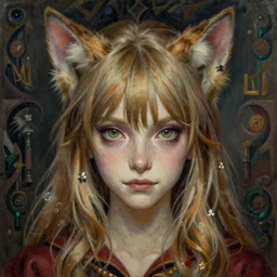 a masterpiece portrait painting of holo ( from spice & wolf ), ultra realistic, concept art, intricate details, eerie, highly detailed, photorealistic, art by artgerm and greg rutkowski and alphonse mucha