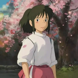 a film still Spirited Away 2033, medium shot, waist up, studio Ghibli, Pixar and Disney animation, sharp, Rendered in Unreal Engine 5, anime key art by Greg Rutkowski, Bloom, dramatic lighting