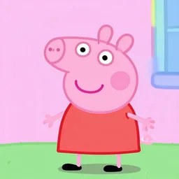 peppa pig as an anime character