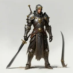 fantasy flamberge designed by Greg rutkowski, concept art, fantasy, 4k