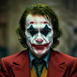 symmetric!! portrait of joker by chip zdarsky, masterpiece, atmospheric, fine details