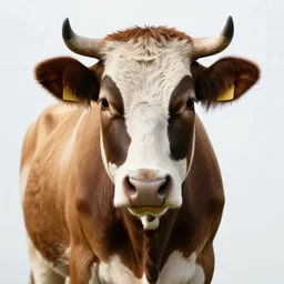 portrait of a realistic cow wearing a suut, detailed fur, realism, realistic, photorealism, f 3. 5