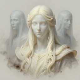 stunning godof ghost portrait, translucent, ashes, ivory, dirt, fantasy, intricate, elegant, highly detailed, digital painting, artstation, concept art, smooth, sharp focus, illustration, art by afshar petros and krenz cushart and artem demura and tony sandoval