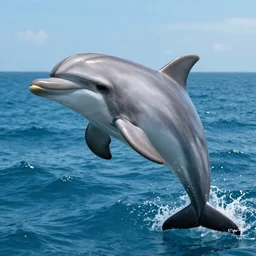 part man part dolphin, hyper realistic rendering