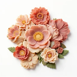 flowers made of flesh, commercial photography, highly detailed