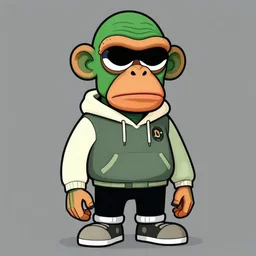 A new Bored Ape Yacht's Club NFT, digital art, high quality