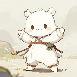 kawaii, dynamic brush strokes, linear gamma, dynamic pose, natural light, costume design made nordic tribes, sophisticated composition, old masters light composition, procedurally generated, epic human character posing conceptart, beautiful ancient garden behind, substancedesigner, pbr, ultra detailed, hyperrealistic, megascans, volumetric light, concept master artist