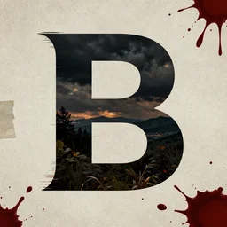 category b film poster, seamless texture, blood splatter on the sides, sharp render, painting, grainy tape, glitch, distortion, few details,
