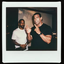 john cena caught selling crack in the ghetto, polaroid photograph, embarassed