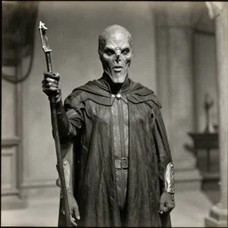 A sighting of Nyarlathotep. 1940s photograph.