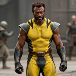 film still of Idris Elba as wolverine in new X-men movie, 4k
