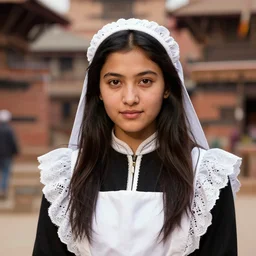 portrait_photo_of_a_stunningly beautiful_nepalese_maiden, 19th century, hyper detailed by Annie Leibovitz, Steve McCurry, David Lazar, Jimmy Nelsson, professional photography